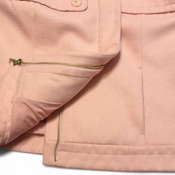 Chico’s Casey Plush Pink Jacket Size 3 / XL Soft Zip Front Cozy Chic Layering - Picture 7 of 8